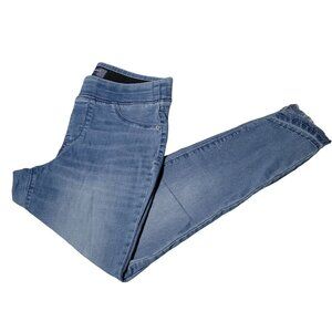 Old Navy Rockstar Mid Rise Jeans Womens Size 6 Skinny Light Wash Denim Pants